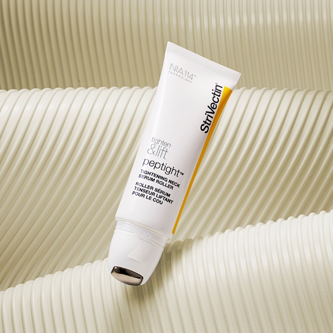 Peptight™ Tightening Neck Serum Roller with texture